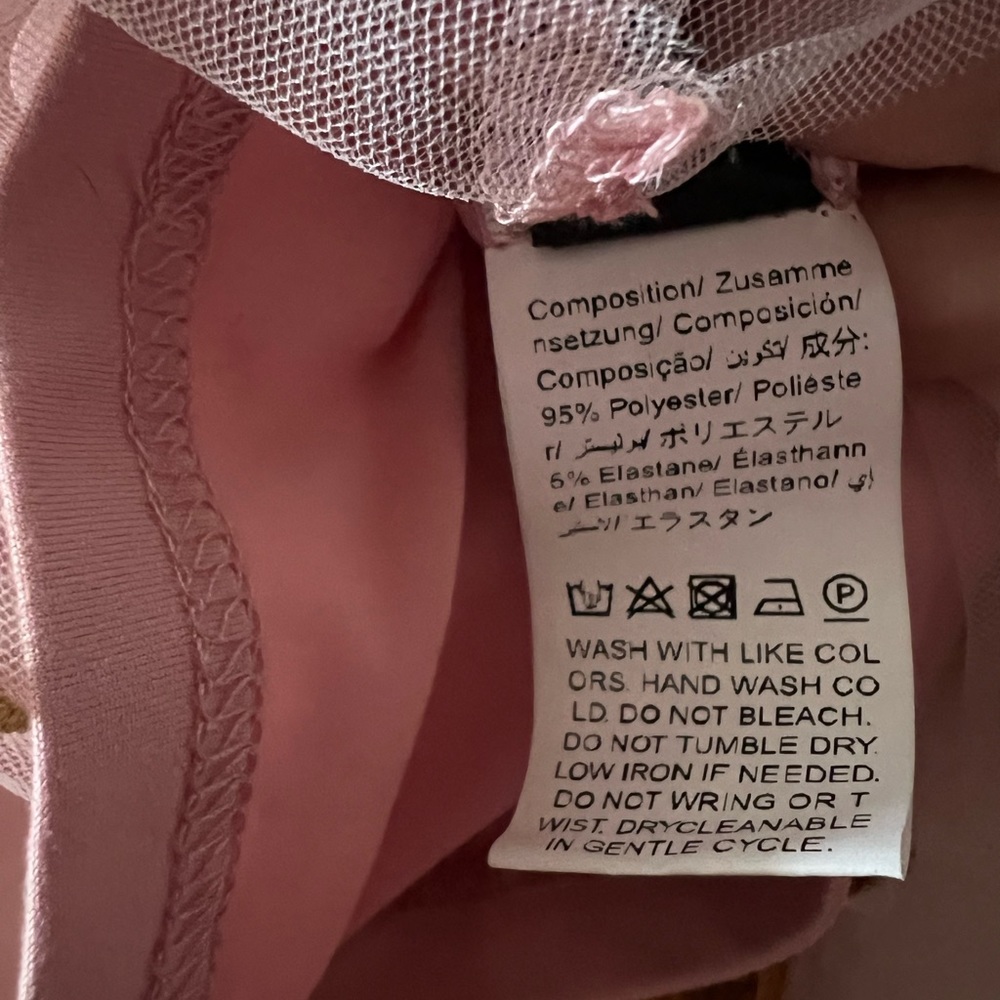 Shein Curve - very pretty Pink floral baby doll top 3X - Picture 5 of 5